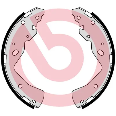 Produktbild von BREMBO Bremsbackensatz Trommelbremse Hinten für FORD RANGER (TKE) 270mm S 49 527