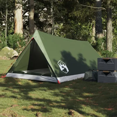 Produktbild von Möbel Campingzelt 2 Personen Olivgrün Wasserdicht - Campingzelte 4009624