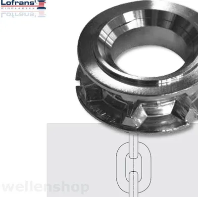 Produktbild von Lofrans Kettennuss, 7mm, für Lofrans Ankerwinde DORADO