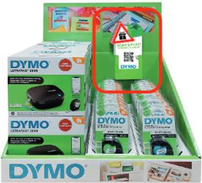 Produktbild von DYMO LT-200B kleines Display mit  6 Geräten + 20 Bänder