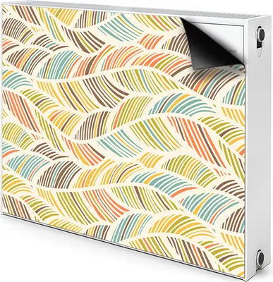 Produktbild von Magnet Verkleidung Abdeckung Heizkörperabdeckung Heizkörperabdeckung 100x60 cm  - Abstrakte Wellen