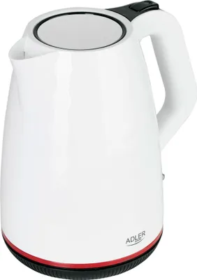 Produktbild von Adler AD1277W Elektrischer Wasserkocher 1,7 L Kabellos, BPA-frei, Automatische Abschaltung Weiß