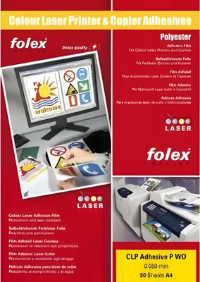 Immagine prodotto di FOLEX Color-Laserfolie CLP Adesivi P WO, DIN A4