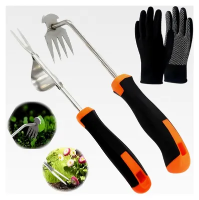 Produktbild von Hand-Unkrautstecher aus Edelstahl, Entwurzelungswerkzeug für den Garten