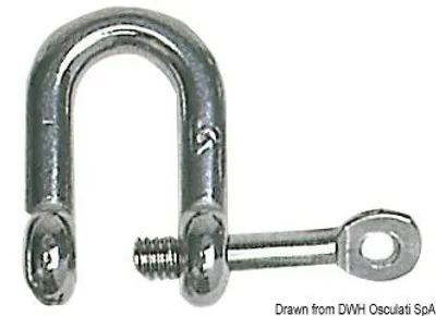 Produktbild von U-szekla AISI 316 aus uwięzionym sworzniem 5 mm Osculati 08.220.05