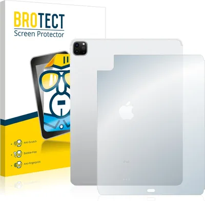 Produktbild von Für Apple iPad 12.9" Pro WiFi 2021 (Rückseite, 5. Gen.) Schutzfolie BROTECT Displayschutz Display Schutz Folie Klar Transparent