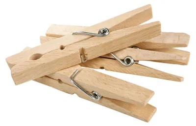 Zdjęcie produktu dla Redecker, duże drewniane klamerki do prania, wykonane z woskowanego buka, 9 cm