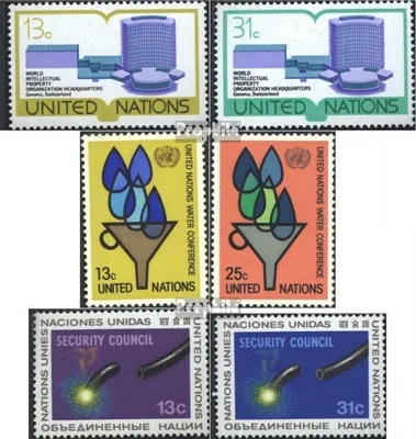 Produktbild von Briefmarken UNO - New York 1977 Mi 303-304,305-306,307-308 (kompl.Ausg.) postfrisch Sondermarken