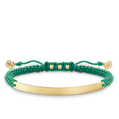 Immagine prodotto di Bracciale Thomas Sabo da donna in argento 925 verde/oro LBA0061-848-6-L19v