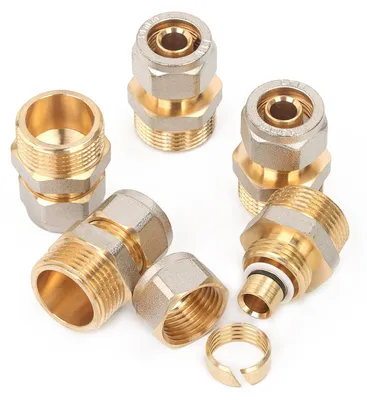 Klemmring-Schraubfitting 16 mm x 3/4" Außengewinde, 5 Stück