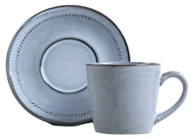 Produktbild von HOMLA BLUEJEANS Tasse mit Untertasse blau