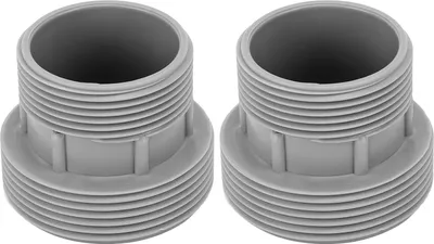 Produktbild von 2 kusy adaptér pro přestavbu bazénové hadice, plastový, univerzální adaptér pro bazénové filtrační čerpadlo s připojovacími těsněními pro Intex 4560 pro 58254