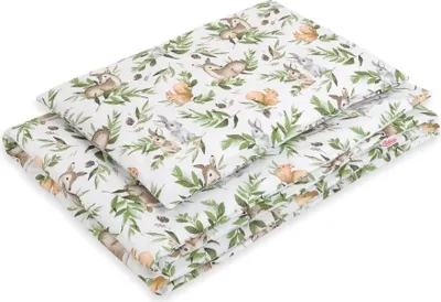 Produktbild von Babybettwäsche-Set – 2-teilige Baumwolle – weich und sicher für empfindliche Babyhaut, 120 x 90 cm