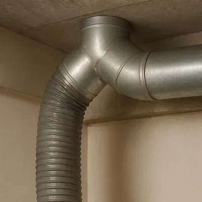 Productafbeelding van Y-stuk Ventilatiebuis - T-stuk Afzuiging - Luchtcirculatie Regelen - Hoogwaardig en Stabiel - 150 mm - Grijs