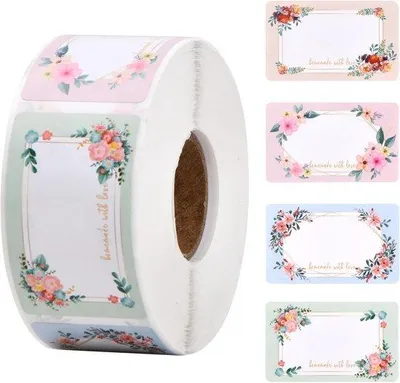 Productafbeelding van 500 Stuks Zelfklevende Etiketten voor Potten en Decoratieve Stickers