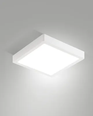 Produktbild von Gartenbeleuchtung Aluminium LED IP54 24 cm breit Weiß eckig 3000 K 3060 lm Außenlampe