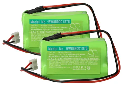 Produktbild von vhbw 2x Akku Ersatz für ABM NIMHHT4820Q für Fluchtweg, Notfallbeleuchtung (2000 mAh, 4,8 V, NiMH)