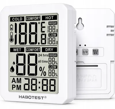 Obrázok produktu pre Mini meteorologická stanica na monitorovanie teploty a vlhkosti – Habotest HT682