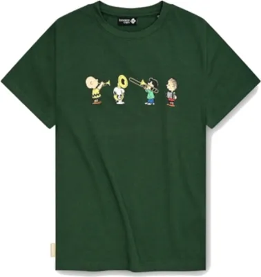Produktbild von Bavarian Caps Kinder Motiv T-Shirt , Blaskapelle - Dunkelgrün, 7-8