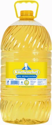 Produktbild von Rapsöl Küchenchef 100% reines Rapsöl in 10L PET Flasche für kalte & warme Küche Imbiss Restaurants
