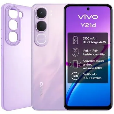 Productafbeelding van Vivo Y21d, 4GB/128GB, paars (lavendelpaars), dual-SIM