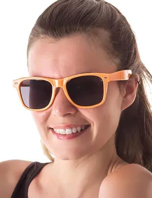 Immagine prodotto di Occhiali da festa per adulti arancio-nero - Taglia unica