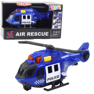 Produktbild von Polizeihubschrauber mit Kranlichtern klingt blau