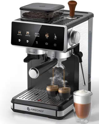 Kaffeevollautomat mit Mahlwerk, 20 bar, Touchscreen, Milchaufschäumer