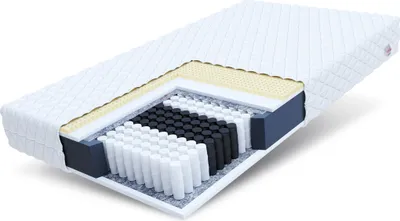 Produktbild von Matratze 90x200 cm RIMINI Höhe ca. 18 cm H3 Latex Multipocket Taschenfederkern 7 ZONEN