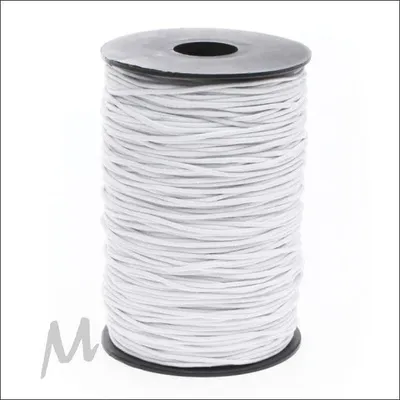 Productafbeelding van Wit Waxkoord 1.5mm x 200 meter voor Sieraden Maken