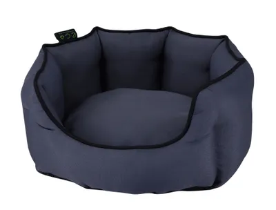 Produktbild von NOBBY Komfortbett oval "Esat" grau, 65 x 57 x 22 cm
