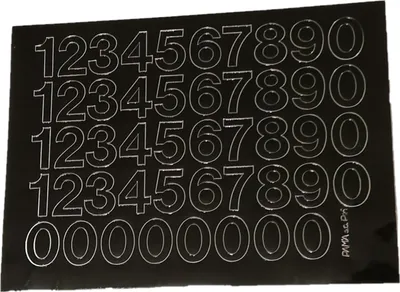 Image de Lettres et chiffres autocollants