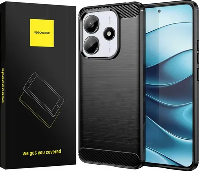 Obrázok produktu pre Ochranné puzdro SPACECASE Carbon pre Redmi Note 14 4G čierne