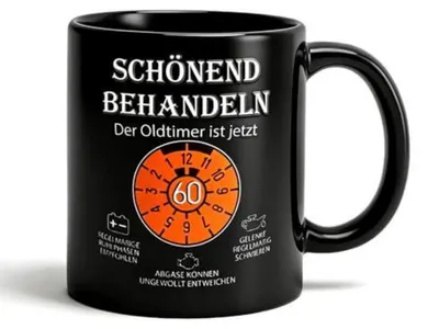 Produktbild von Keramik Tasse 60 Geburtstag Mann 350ML Kaffeebecher mit Spruch