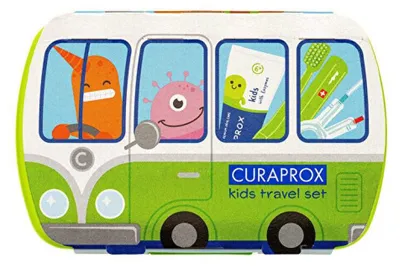 Produktbild von CURAPROX Zahnbürste KIDS Travel-Set, 1 Set
