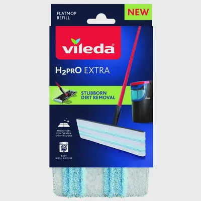 Produktbild von Vileda H2PrO Flat Mop Ersatz Nachfüllpack