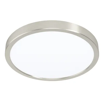 Produktbild von EGLO connect.z Smart-Home LED Bad-Deckenlampe Fueva-Z, Ø 28,5 cm, ZigBee, App und Sprachsteuerung Alexa, dimmbar, Alu Aufbauleuchte nickel-matt, IP44