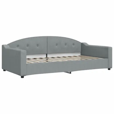 Obrázek produktu pro vidaXL Lehátko světle šedé 100x200 cm Látka