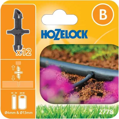 Immagine prodotto di Hozelock Gerader Stecker TK1270 (4 mm, confezione da 12) (Multicolore)