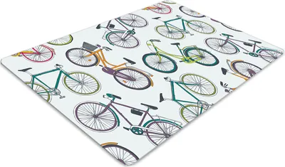 Produktbild von Stuhlunterlage Bürostuhlunterlage 120 cm x 90 cm Bodenmatte Bürostuhlunterlage - Städtische Fahrräder