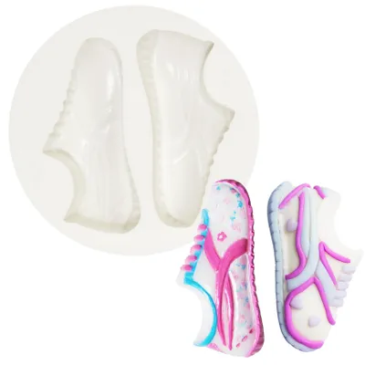 Silikon-Fußballschuhform für Fondant & Kuchen-Deko