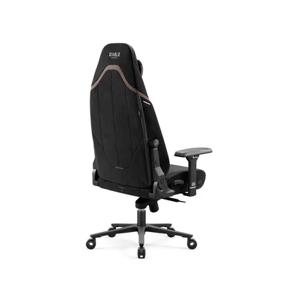 Image de Diablo X-Eye 2.0 Chaise de jeu | Chaise de bureau | Chaise de bureau | Accoudoirs 4D | Oreiller magnétique | Peut supporter jusqu'à 140 kg Ultra Black