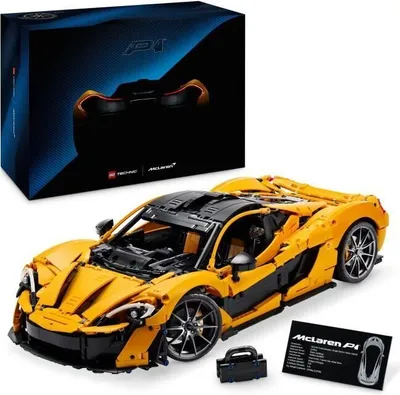 Zdjęcie produktu dla LEGO Technic McLaren P1 42172, Model Hypercar, Zestaw Konstrukcyjny dla Dorosłych, Skala 1:8