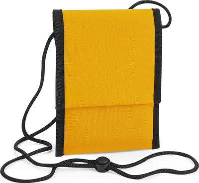 Image de Bagbase - Sac à bandoulière unie pour homme/femme, recyclé RW8064 (taille unique) (jaune moutarde)
