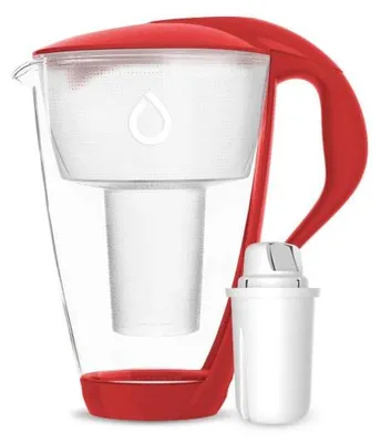 Zdjęcie produktu dla Szklany dzbanek filtrujący Dafi CRYSTAL LED 2 l makowy wkład Classic