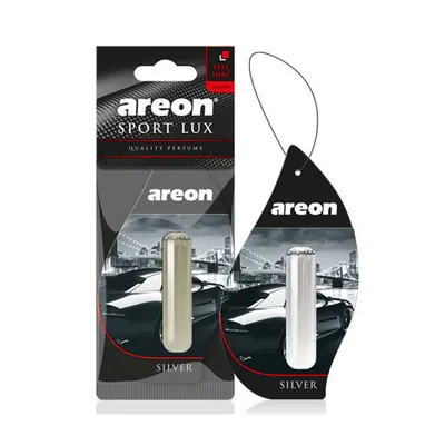 Obrázok produktu pre Areon Sport Lux Liquid Zawieszka zapachowa do samochodu Silver, 1 sztuka