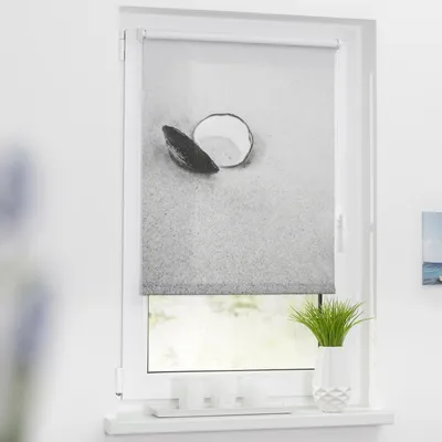Obrázek produktu pro Roleta na okno Lichtblick bez vrtání šedá mušle 80x150 cm včetně upínacích držáků
