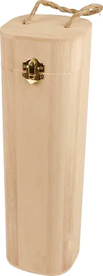 Produktbild von Creativ Company Holzweinkiste Geschenkverpackung 10x10x34 cm Weinflasche