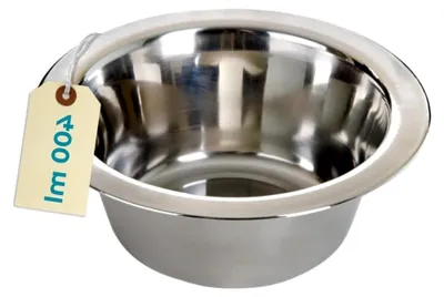 Produktbild von Edelstahl Napf 13,5 cm 400 ml für Hunde und Katzen