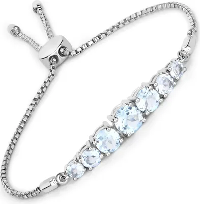 Produktbild von Rafaela Donata Armband Sterling Silber Blautopas 12,0 - 22,0 cm 70110001